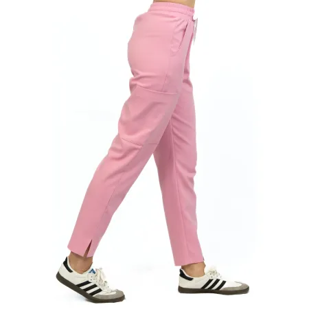 Spodnie medyczne MEDI TEDDY - VELVERDA VITAL PINK